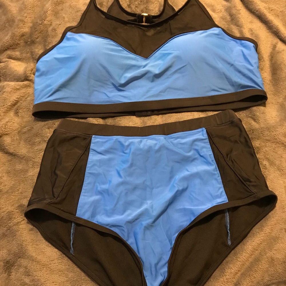 ✨Swim Suits For All Mesh High-Waist Bikini✨